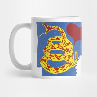 Love Arkansas Gadsen Snake Mug